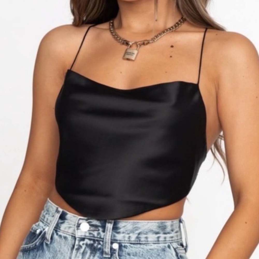White Fox Boutique Runaway Feature Crop Top